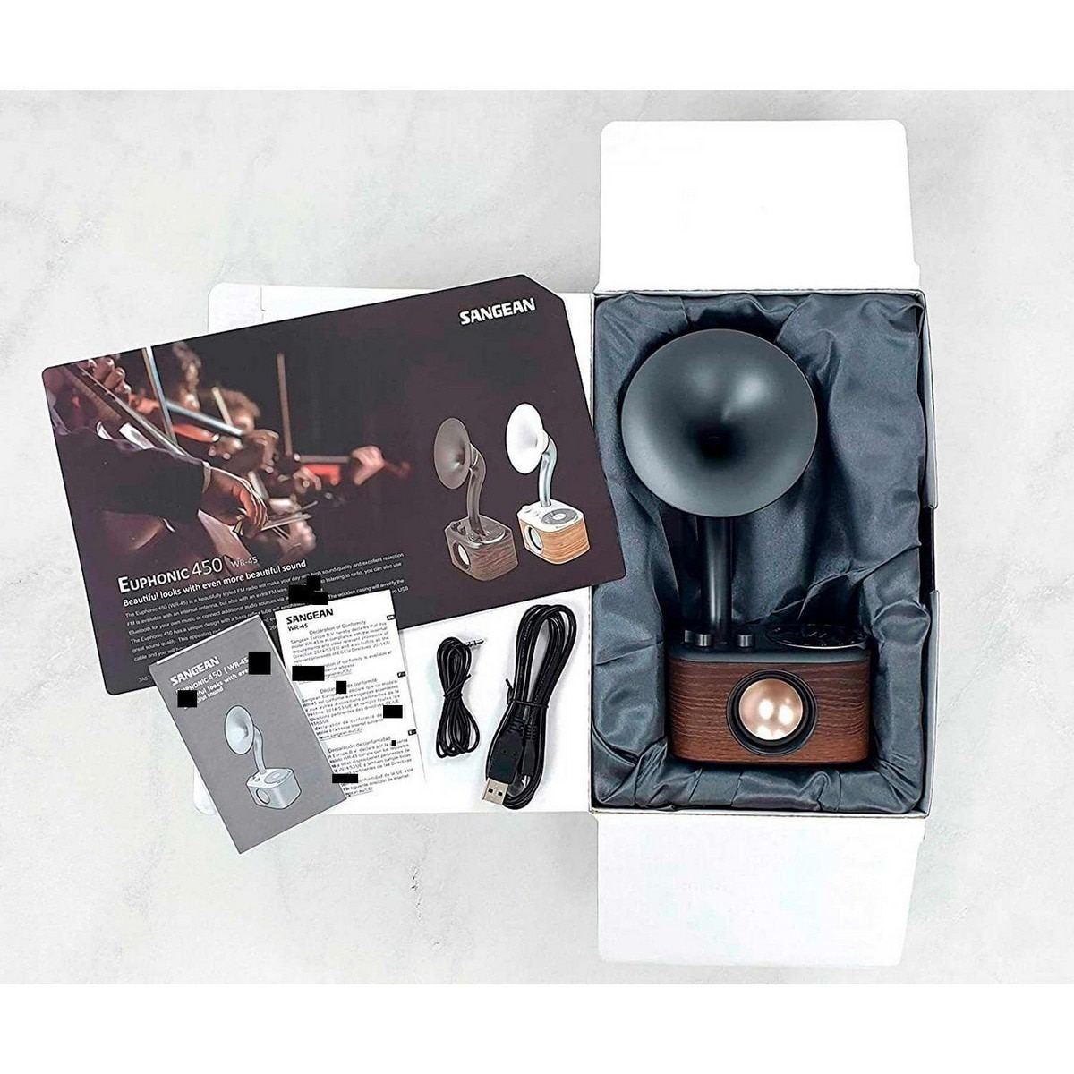 Rádio Portátil Sangean Chopin WR45 - Preto 4