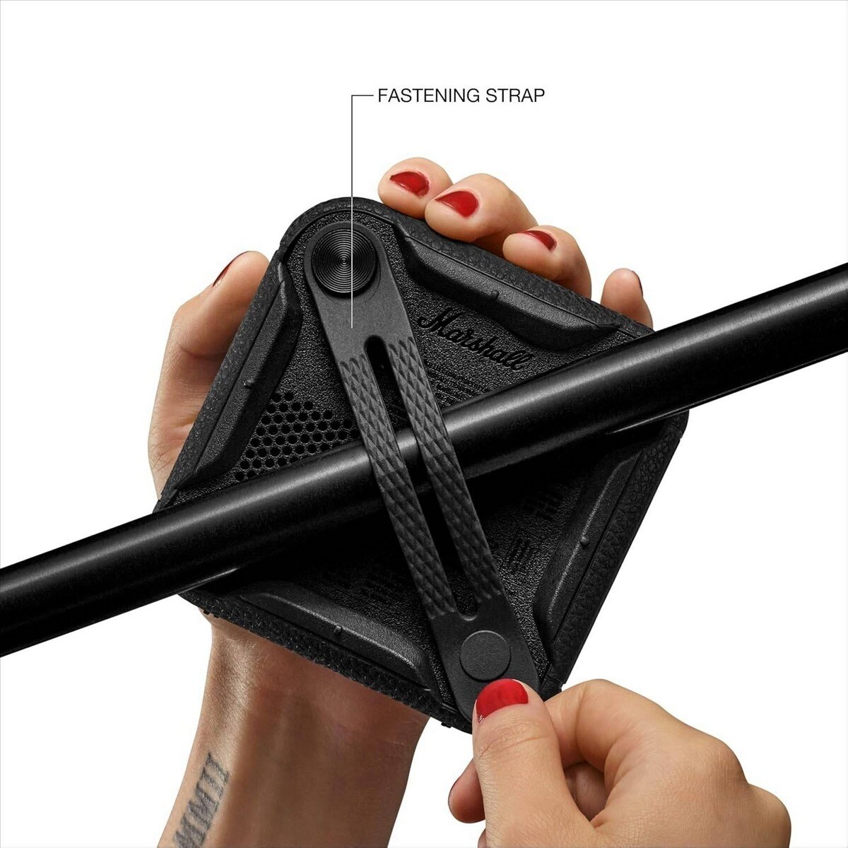 Coluna Portátil Marshall Willen II - Black & Brass Preto-8