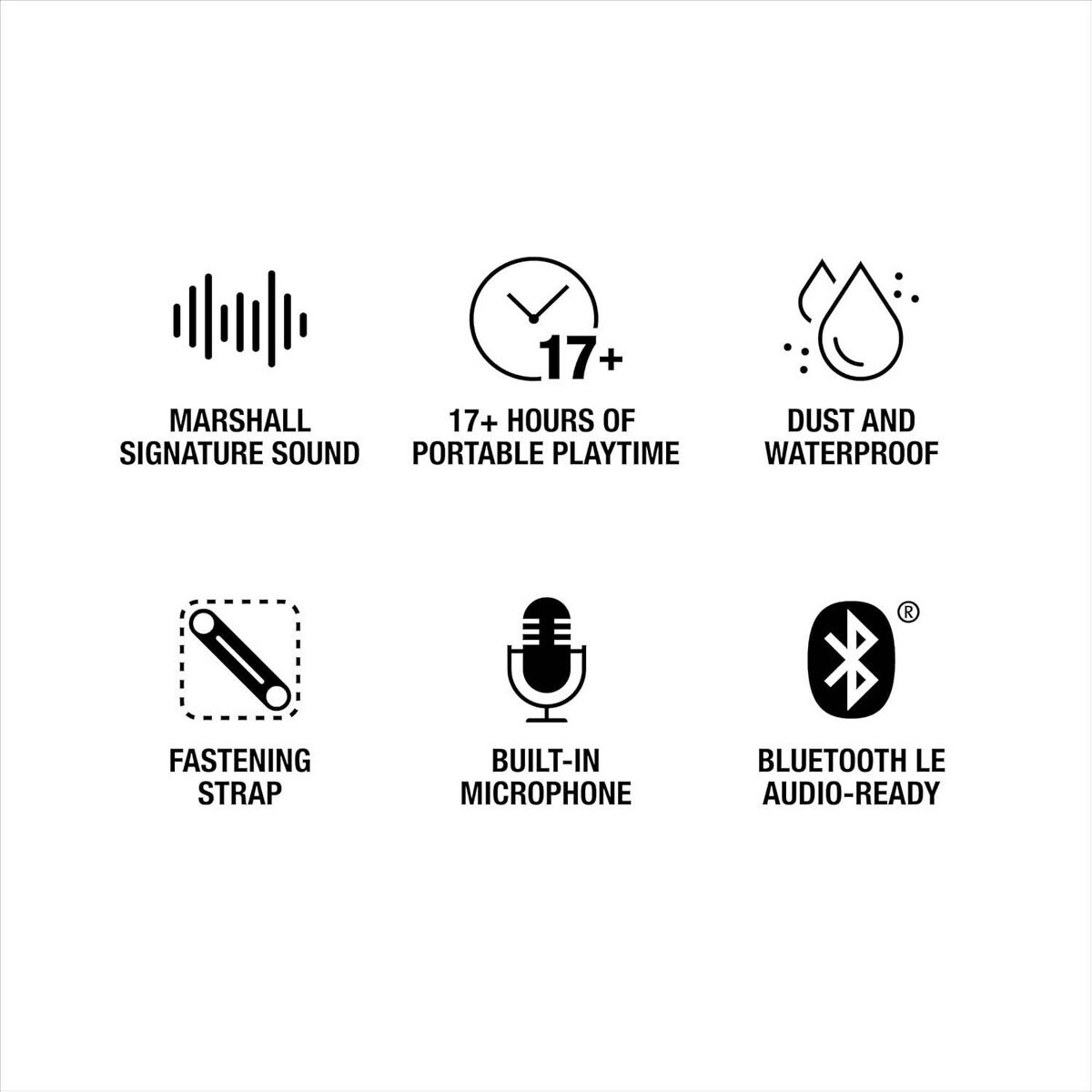 Coluna Portátil Marshall Willen II - Cream Creme-5