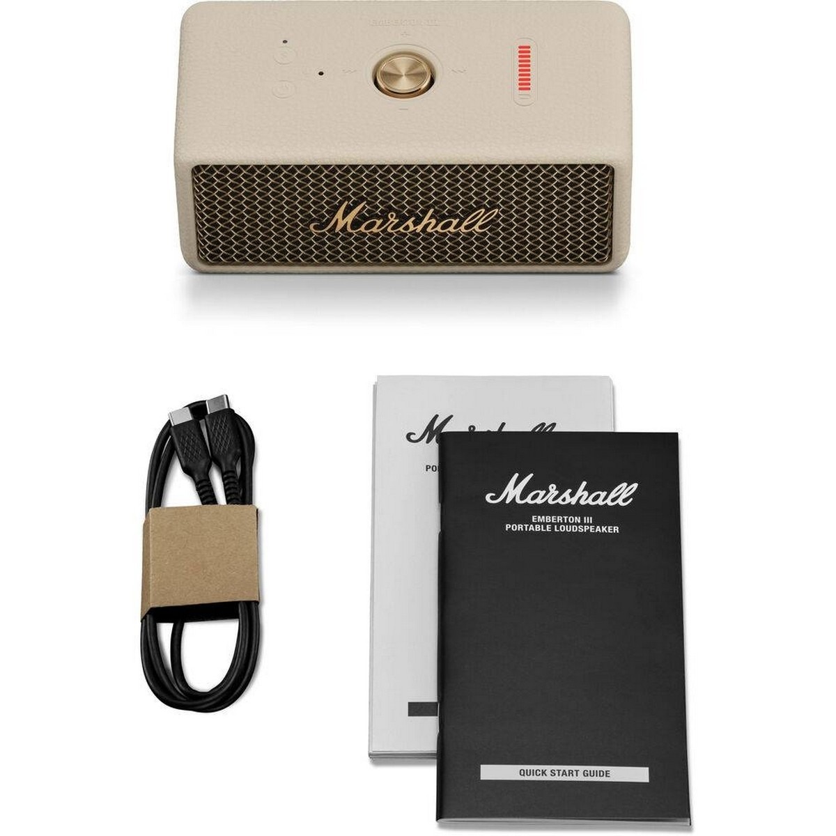 Coluna Portátil Marshall Emberton III Bluetooth - Cream · Marshall