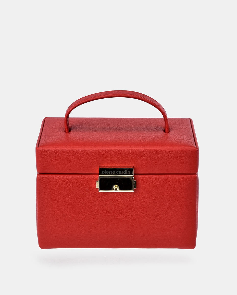 Guarda-Joias Automático com Gavetas Vermelho-1