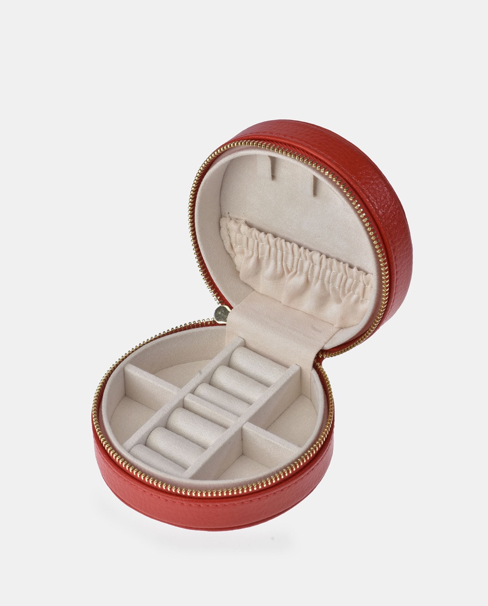 Imagem 0 de Guarda-Joias Redondo em Pele - Ocean