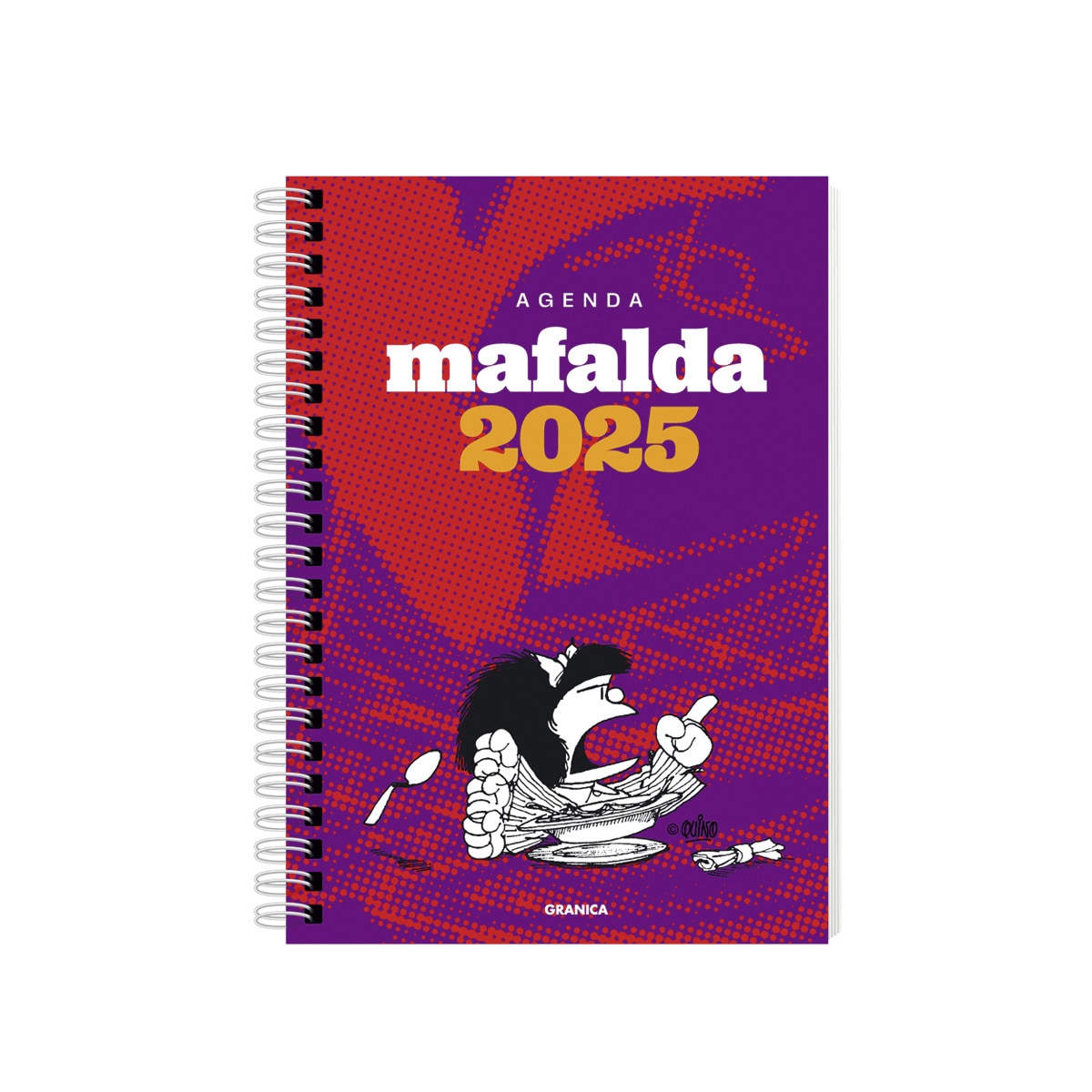 Mafalda 2025, Agenda Para La Mujer Anillada violeta-roja 1