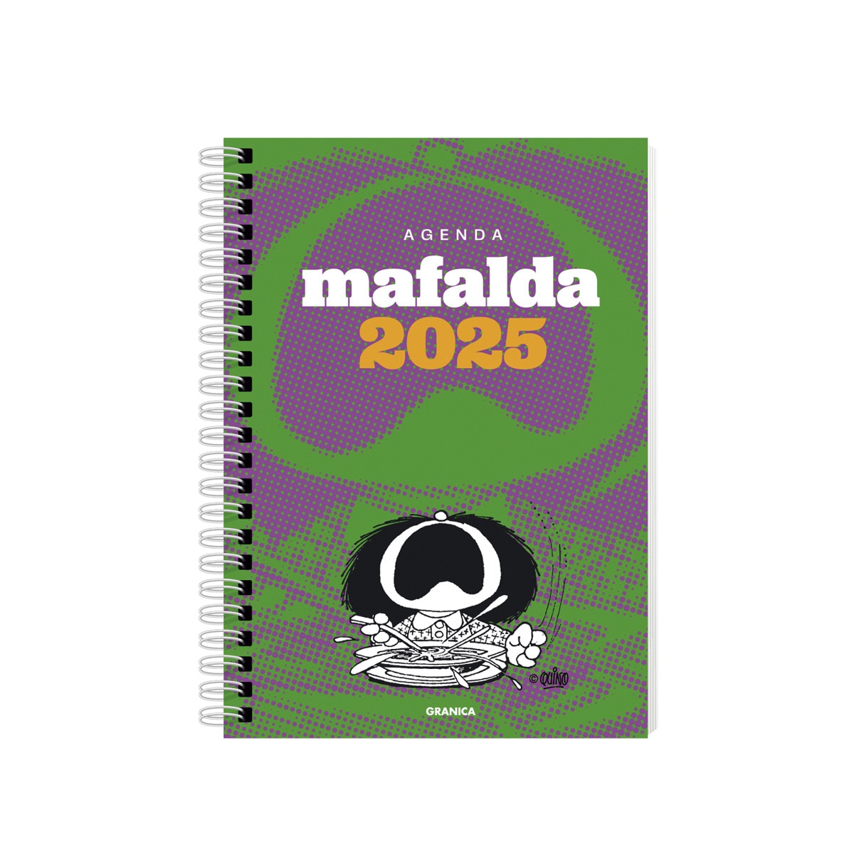 Mafalda 2025, Agenda Para La Mujer Anillada verde-gris 1