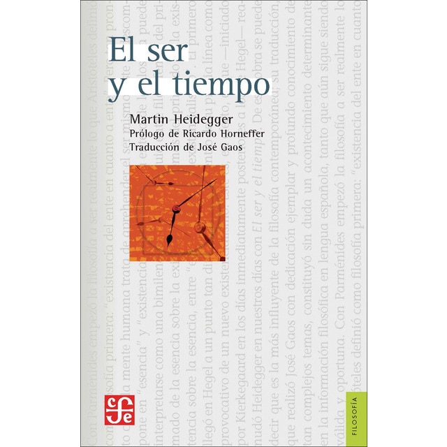 Imagen 0 de El ser y el tiempo