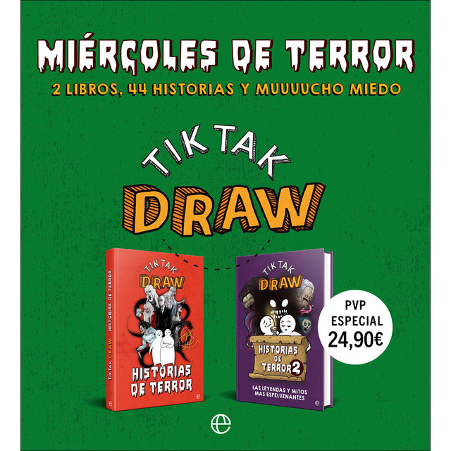 Imagem 0 de Miércoles de terror: 2 libros, 44 historias y muuucho miedo