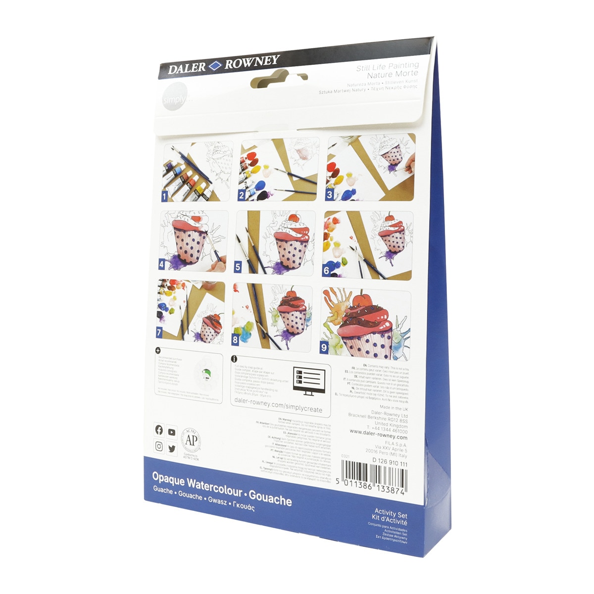 Conjunto de atividades guache temática natureza Simply Daler-Rowney Multicolor-3
