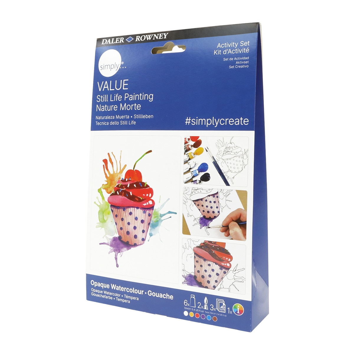 Conjunto de atividades guache temática natureza Simply Daler-Rowney Multicolor-1