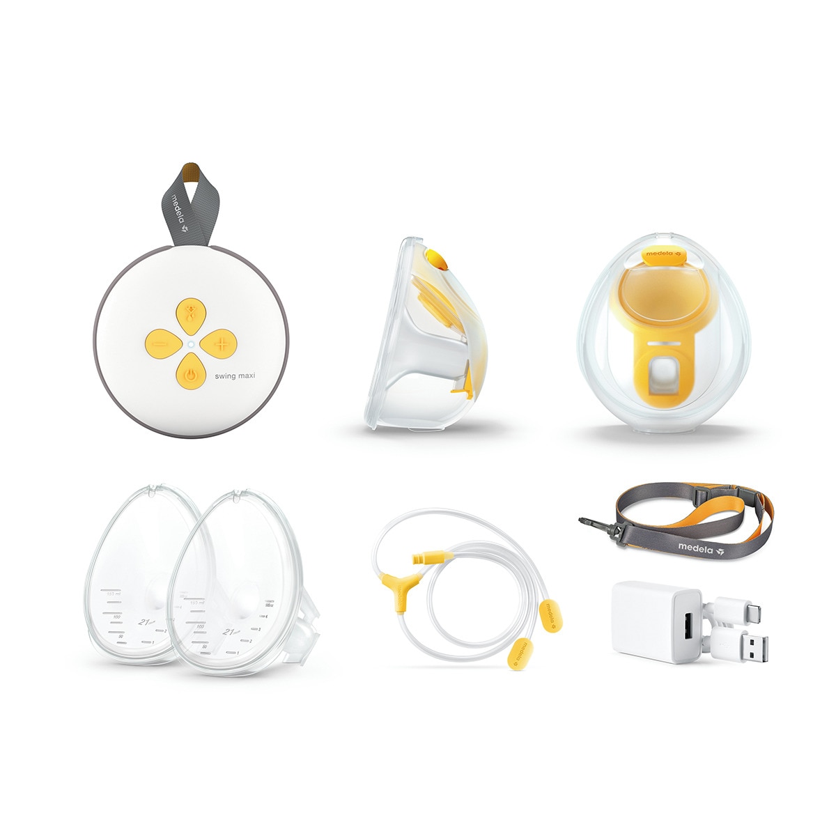 Bomba Tira-Leite Elétrica Dupla Swing Maxi Hands Free Branco-5