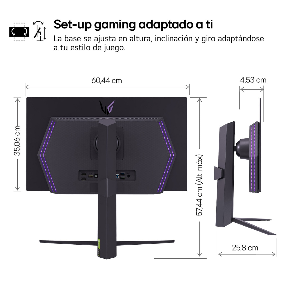 Monitor Gaming 68,3 cm (27") LG UltraGear 27GS95QE-B, 240 Hz, OLED QHD, DisplayHDR True Black 400, AMD FreeSync 9
