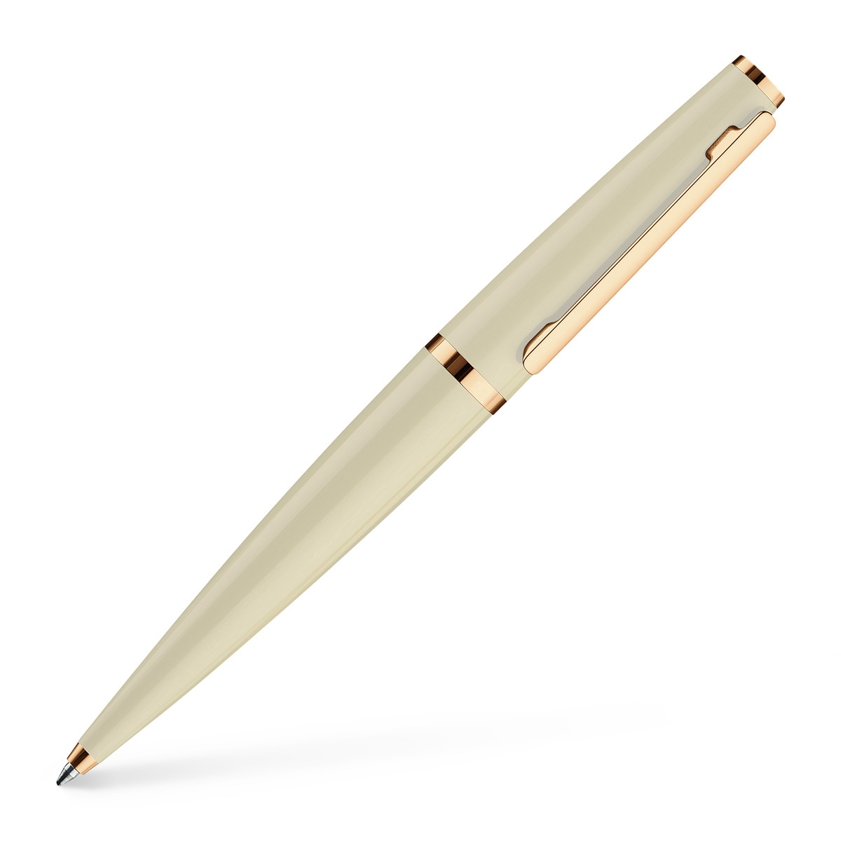 Imagem 0 de Caneta de Aluminio Maciço Lacado Brilhante Detalhes em Oro Rosa Otto Hutt - Cachemira