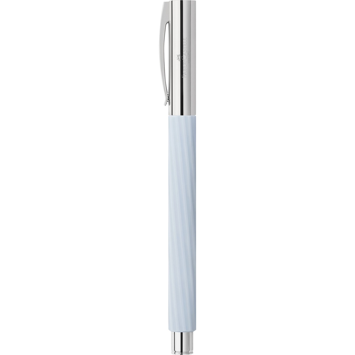 Pluma estilográfica de resina preciosa edición  20 aniversario punta F Faber-Castell ice blue Ice blue-3