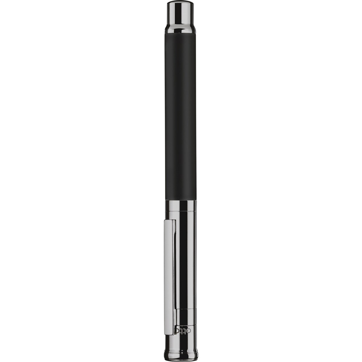 Roller com Corpo Lacado em Preto com Acabamento Mate, Tampa e Detalhes Chapados em Rutenio Otto Hutt Preto-2