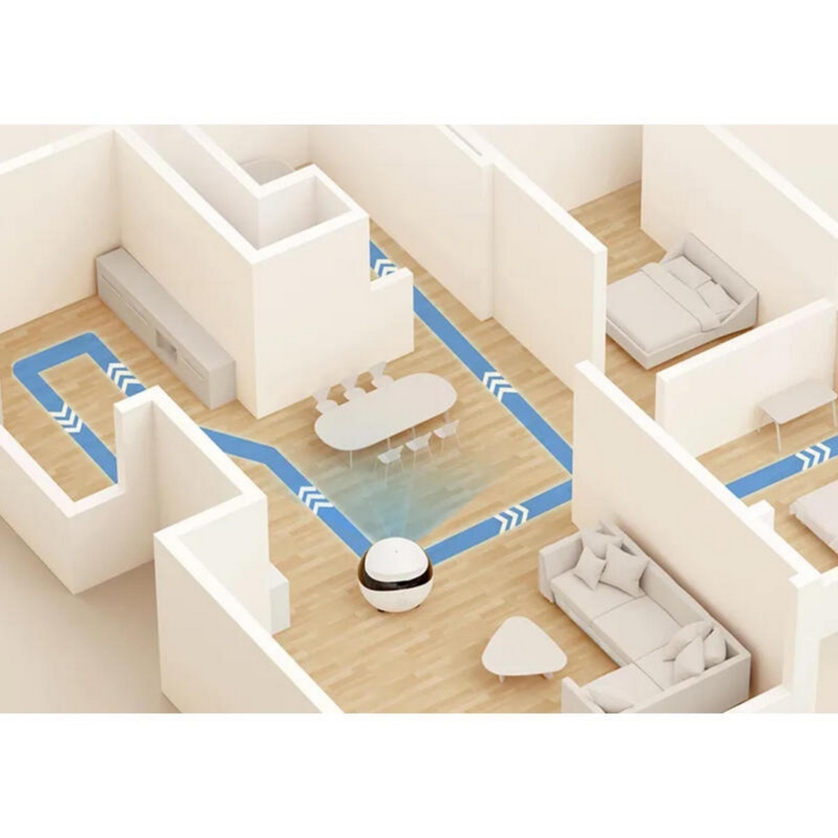 Robô de Companhia Enabot EBO SE 32GB - Branco 9