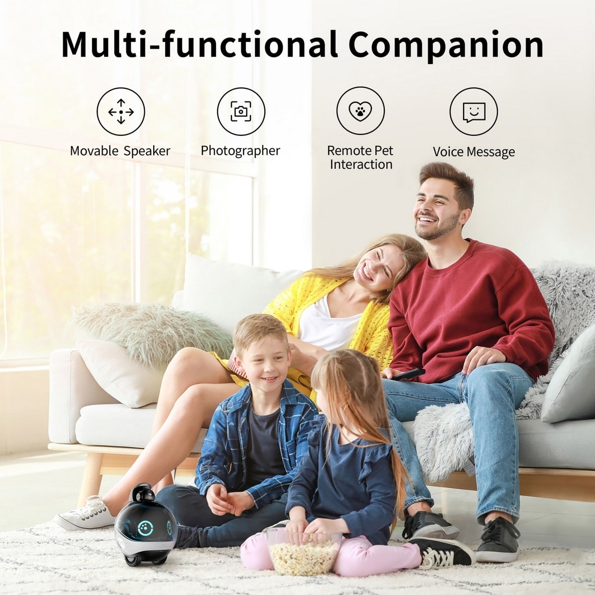 Robô de Companhia Enabot EBO X 64GB - Branco 6