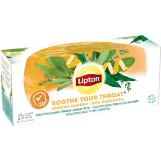 Infusão SOS Garganta embalagem 20 unidades - Lipton