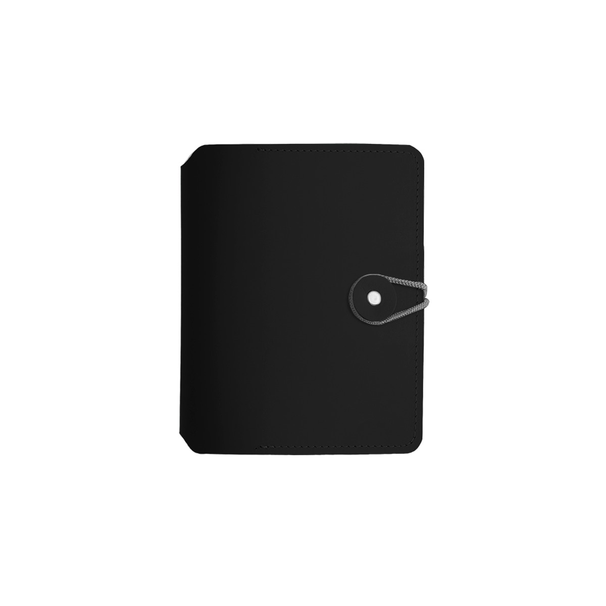 Imagem 0 de Caderno Madison Button A6 forrado preto vacavaliente