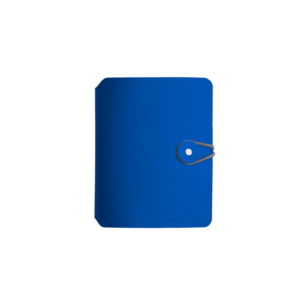 Caderno Madison Button A6 pautado azul oceano azul vacavaliente 1