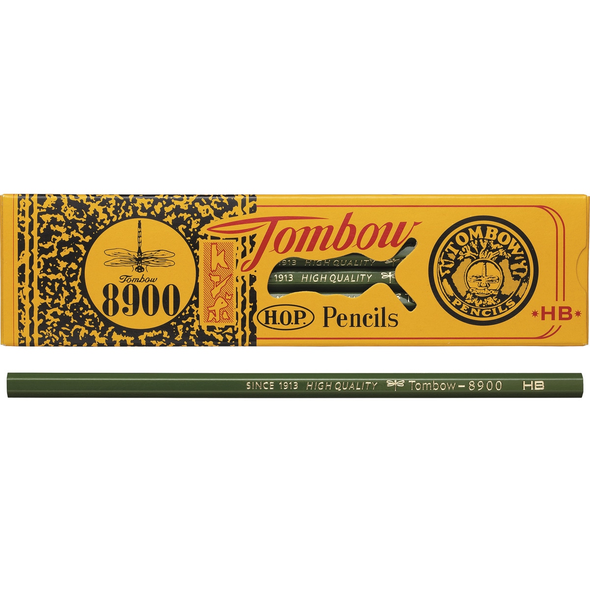 Imagem 0 de Estojo 12 lápis de  grafite HB 8900  Tombow verde