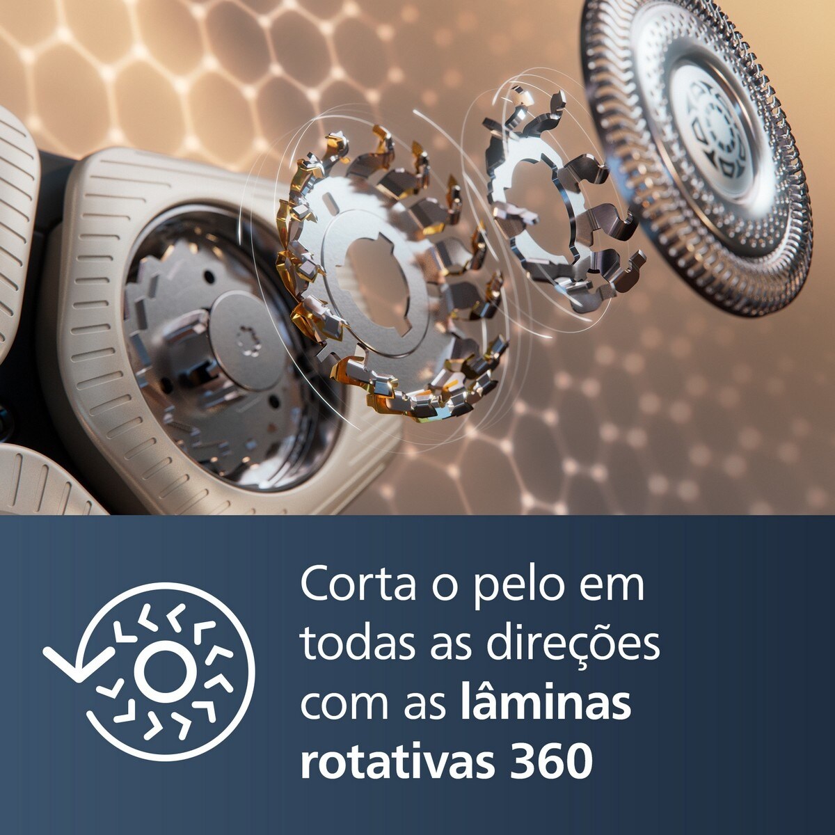 Máquina de Barbear Philips Serie 9000 Prestige SP9872/15 Uso Seco ou Molhado, Base de Carga, Ponta para Nariz e Perfilador e Autonomia 60 Minutos 5