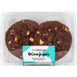 cookies con pepitas de chocolate blanco envase 300 g - El Obrador El Corte Ingles