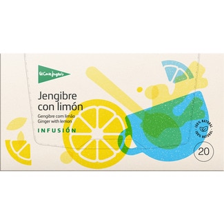 infusión de jengibre con limón estuche 20 bolsitas - El Corte Ingles