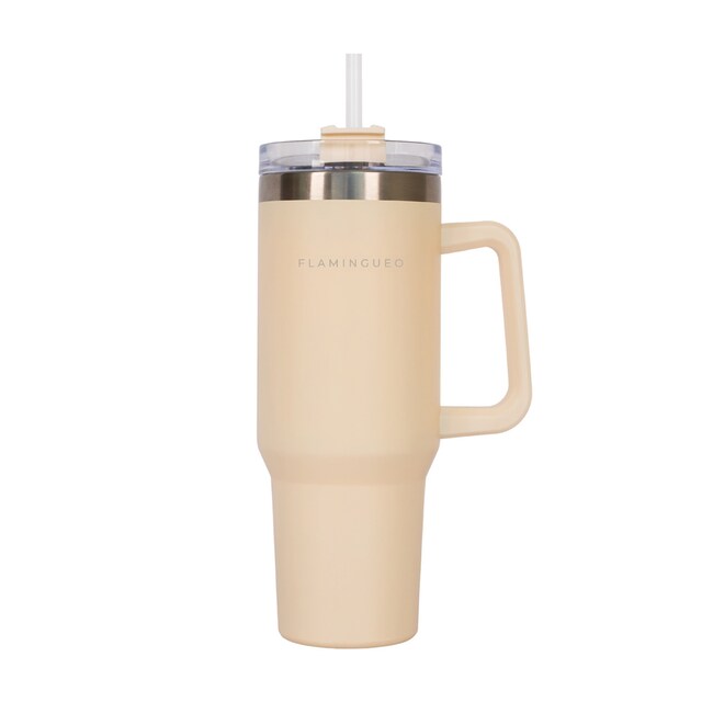 Imagem 0 de Termo de aço inoxidável Flamingueo bege