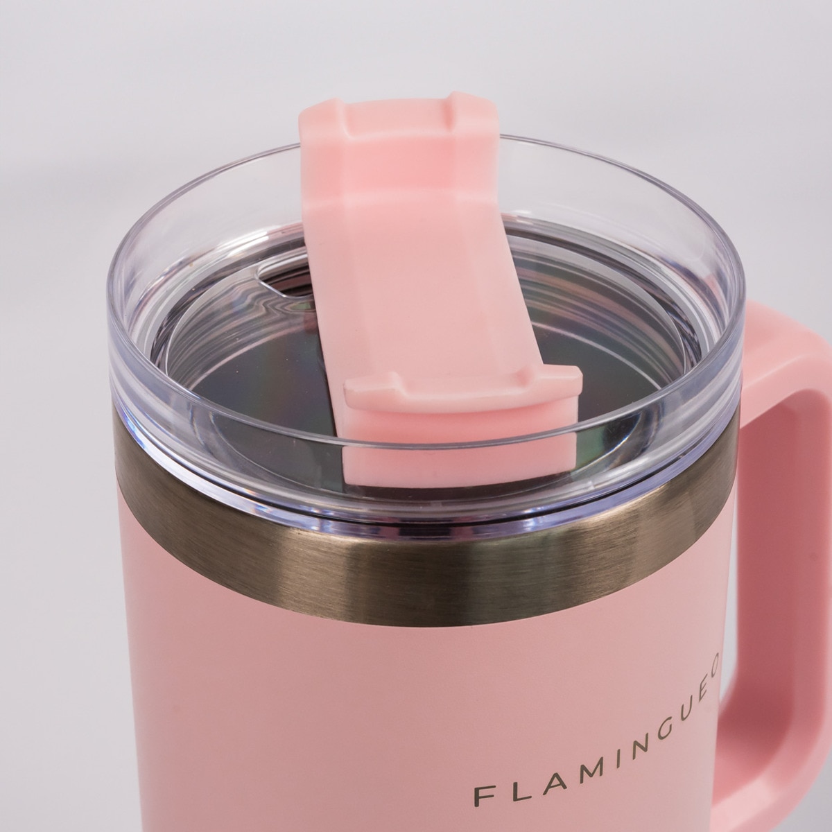 Termo de acero inoxidable Flamingueo color rosa 6