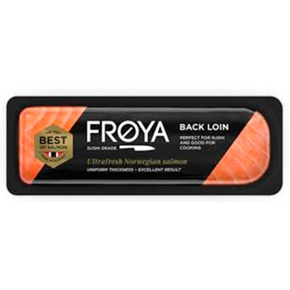 Lombo de Salmão Sem Pele embalagem 180 g - Froyas