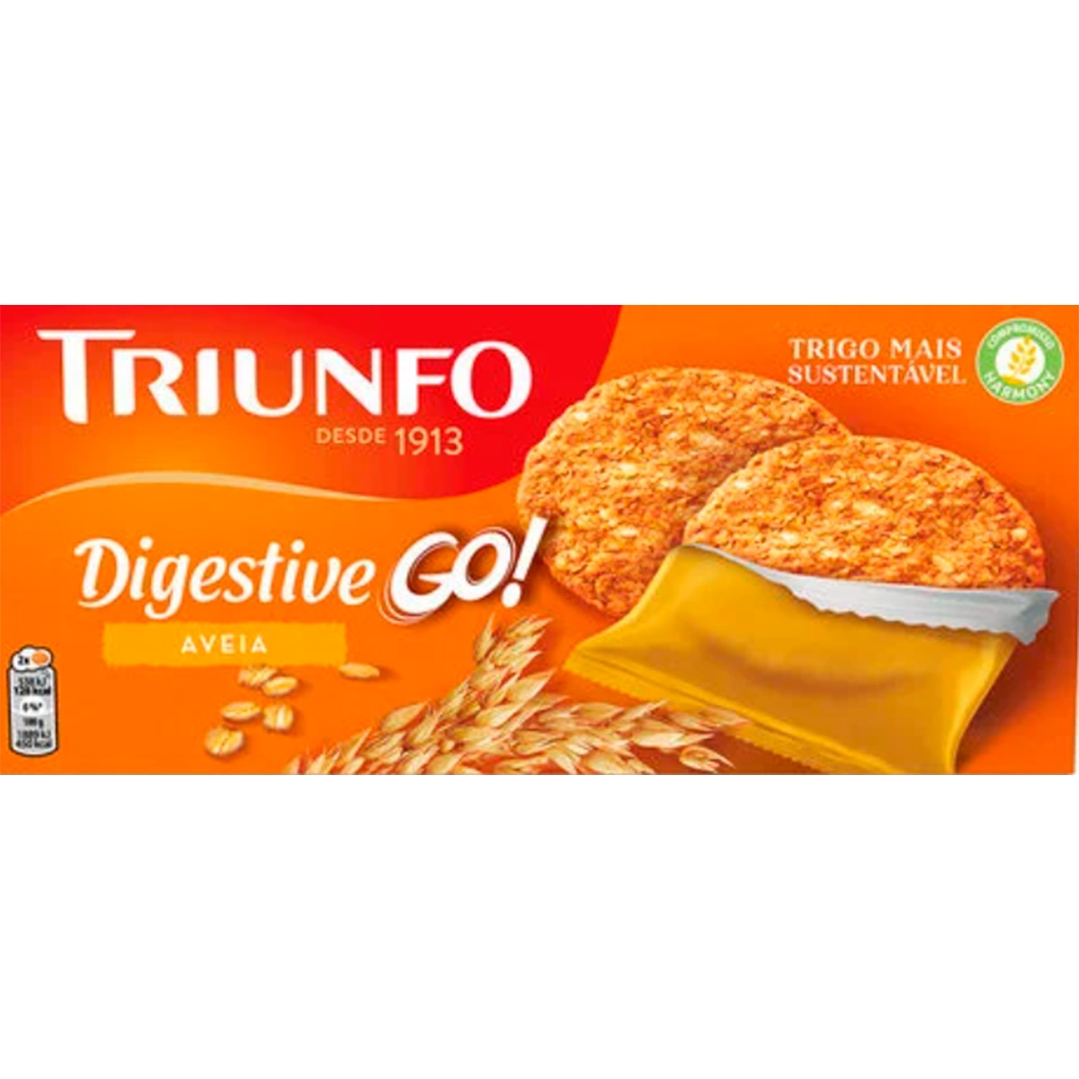 Digestive Go Bolachas de Aveia Pack 6 unidades embalagem 171 g