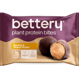 Proteína Bolas de Chocolate, Banana e Amendoim embalagem 30 g - Bettery
