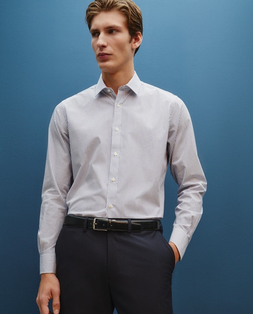 Imagen 0 de Camisa de vestir Regular Fit raya kodak regular de hombre