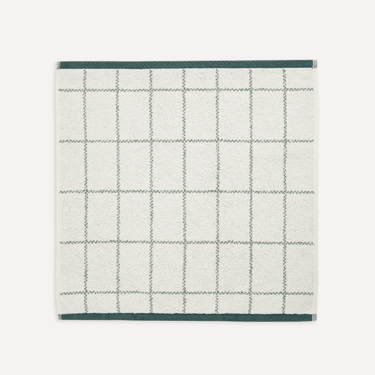 Conjunto de 2 Panos de Tecido Turco e Sarja de Algodão Azeitonas Verde-2