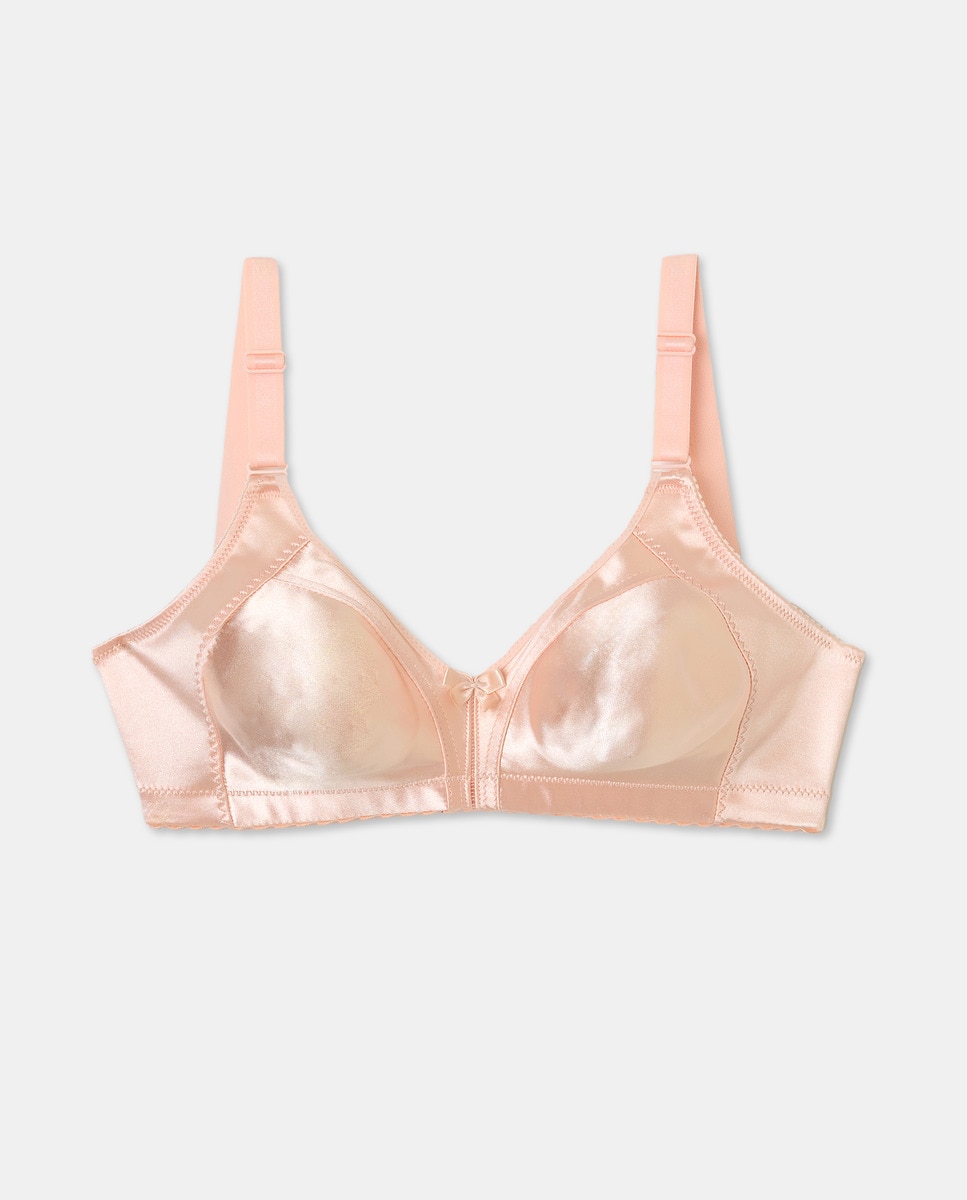 Soutien Redutor Clássico Acetinado sem Aro Rosa-4