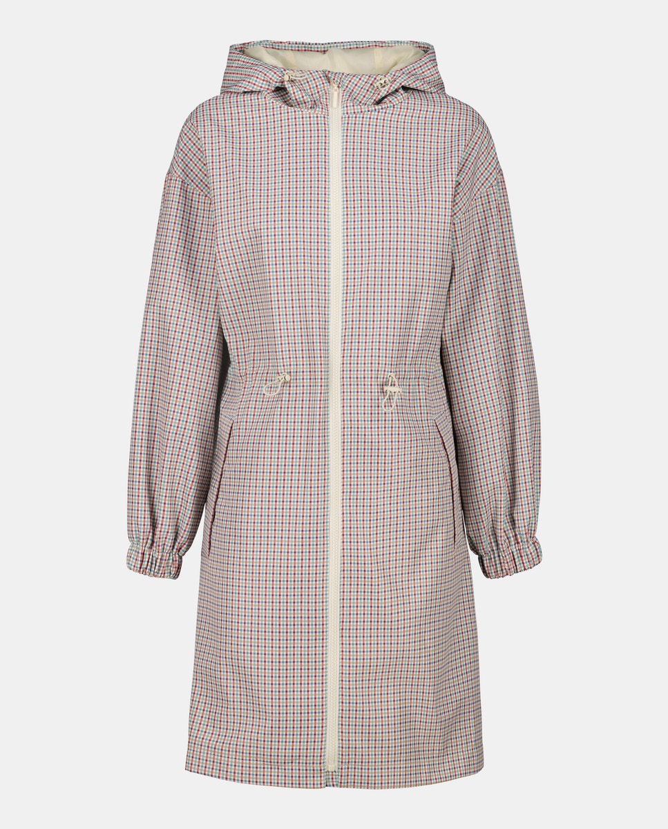 Parka náutica de mujer con cuadros Multicolor-4