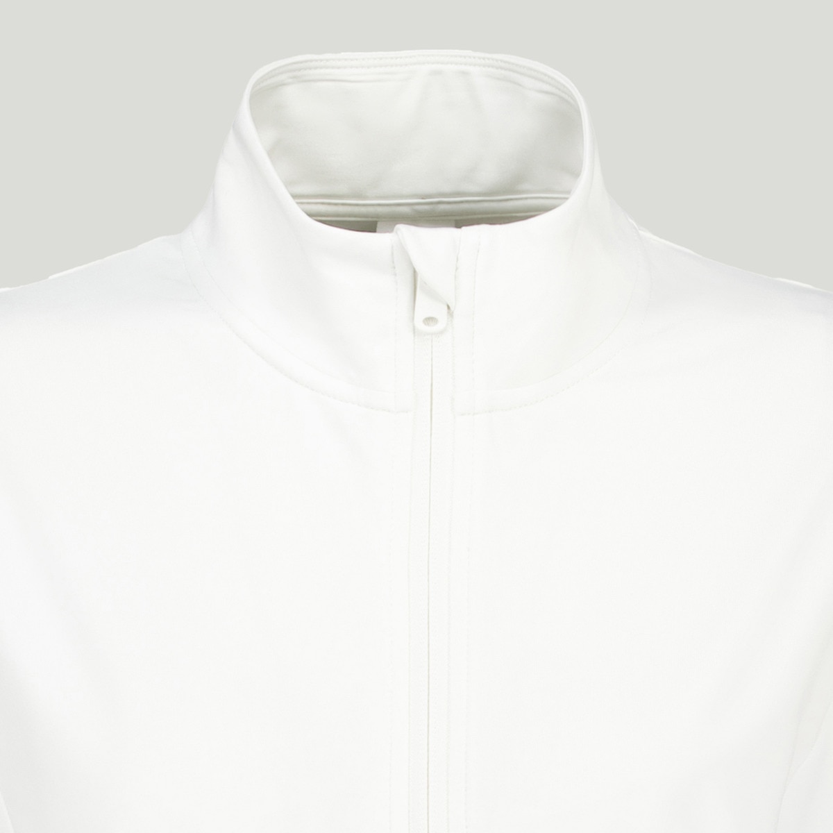 Sudadera técnica con cremallera de mujer Crema-5