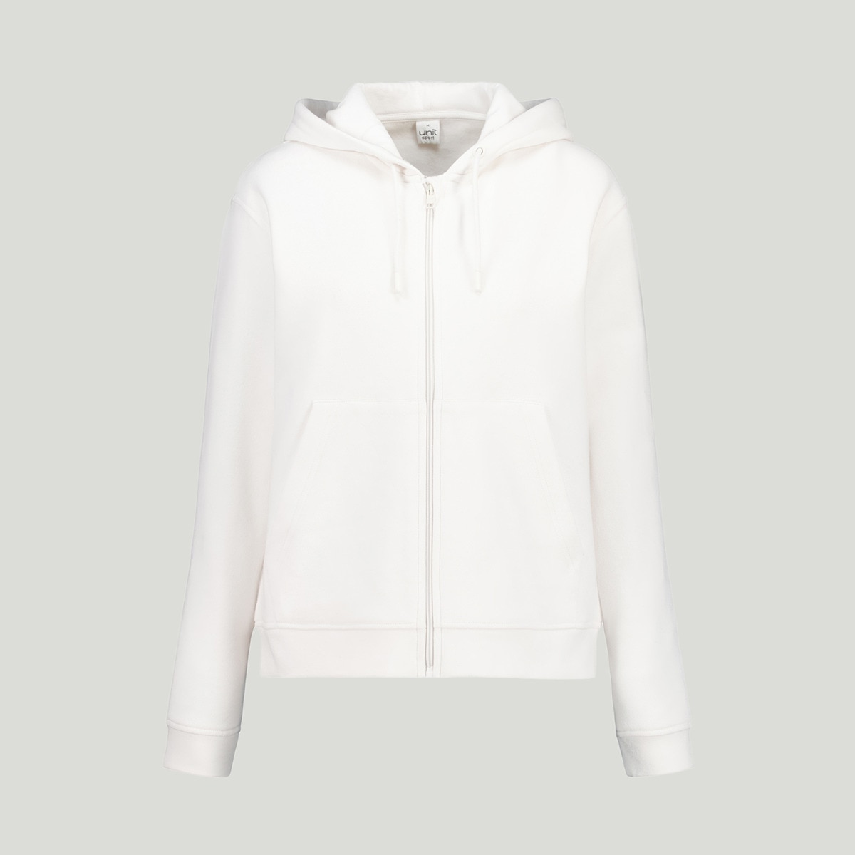 Sudadera terry con cremallera entera y capucha de mujer · Unit