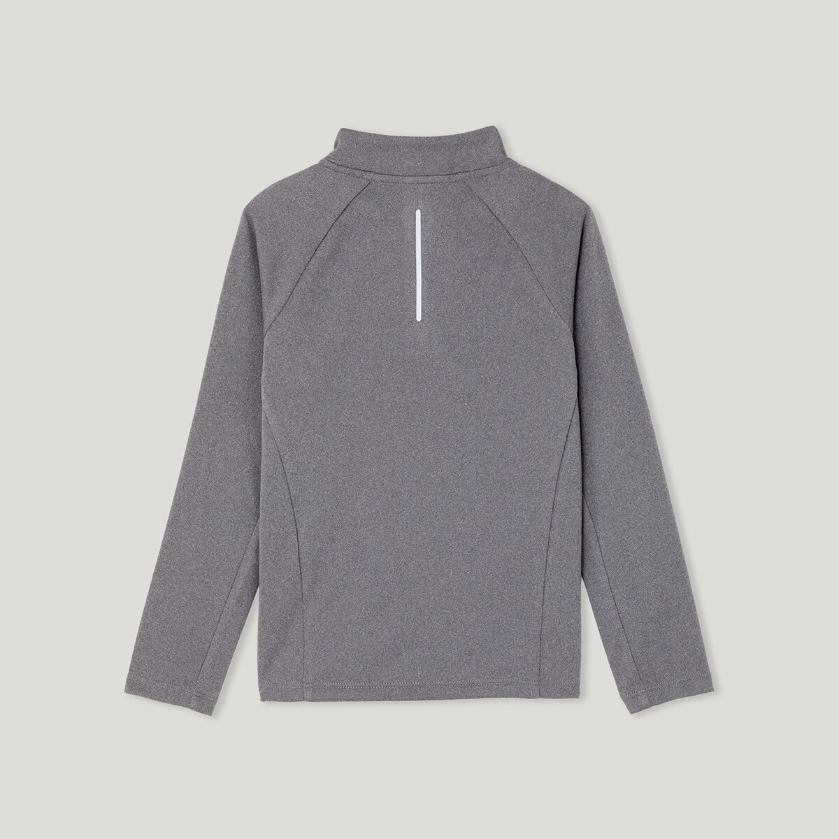 Camiseta técnica manga larga niño Gris-2