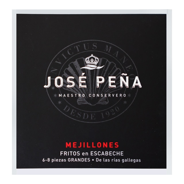 Imagen 0 de Mejillones fritos en escabeche 6-8 piezas grandes José Peña
