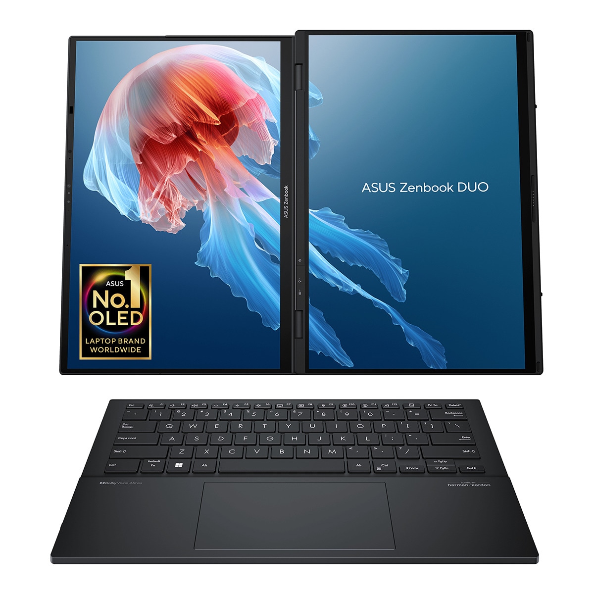 Portátil ASUS Zenbook Duo OLED UX8406MA-QL396W, Intel Core Ultra 9-185H, 32GB, 1TB SSD, 14", W11 Gris-3