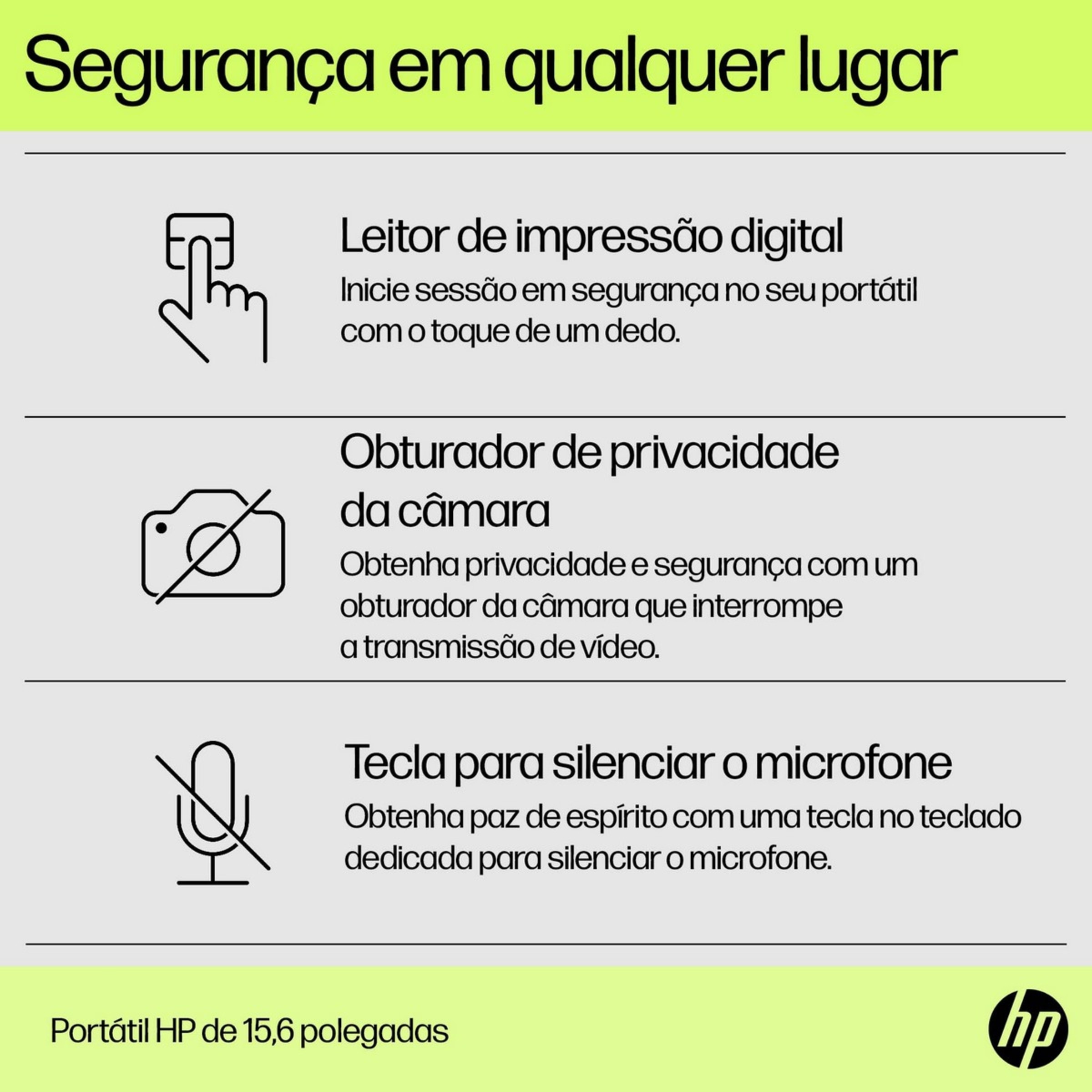 Computador Portátil HP 15-FD0040NP, 15,6", Intel® Core™ i5-1235U, 512 GB SSD, 16 GB RAM 9