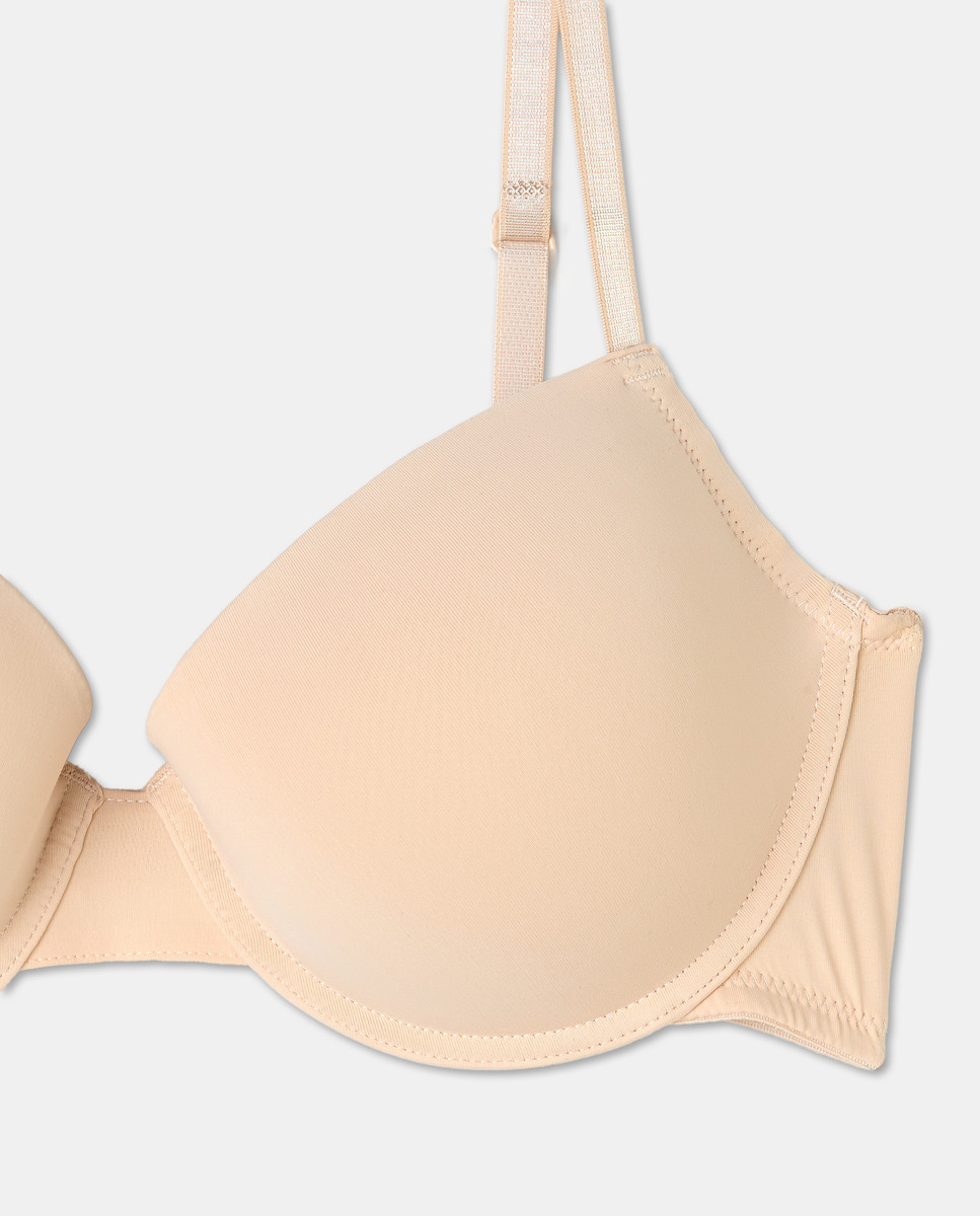 Sujetador básico microfibra copa b Nude-4