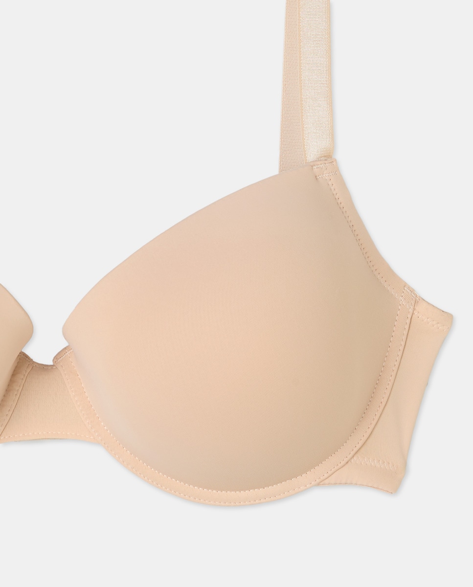 Sujetador básico microfibra copa d Nude-2