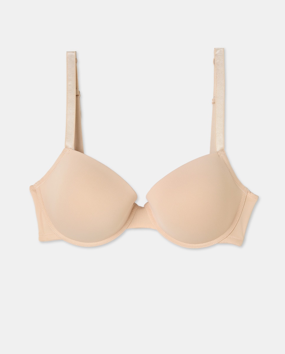 Sujetador básico microfibra copa d Nude-1