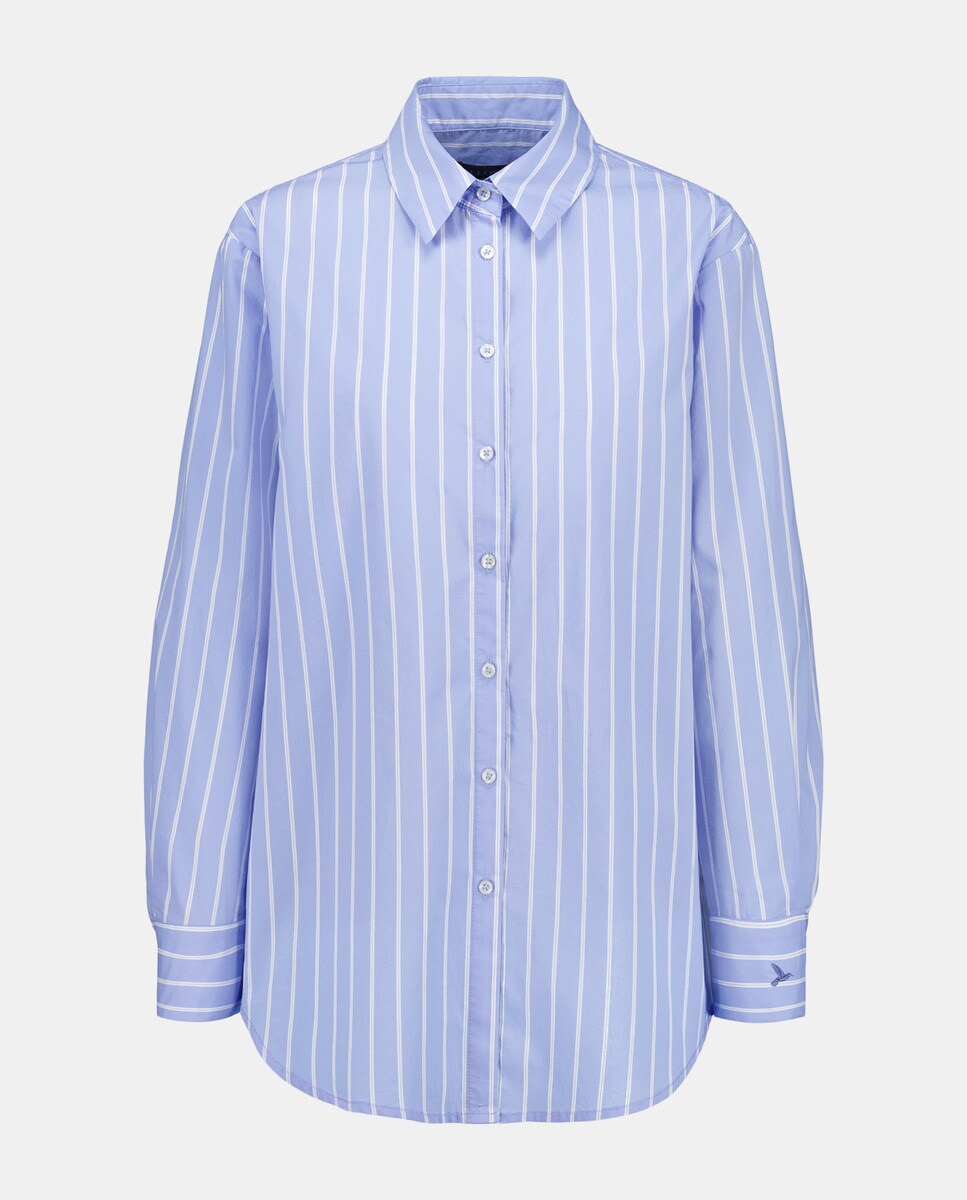 Camisa estampada Azul-4