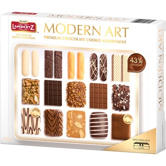 Modern Art galletas surtidas estuche 491 g - Lambertz