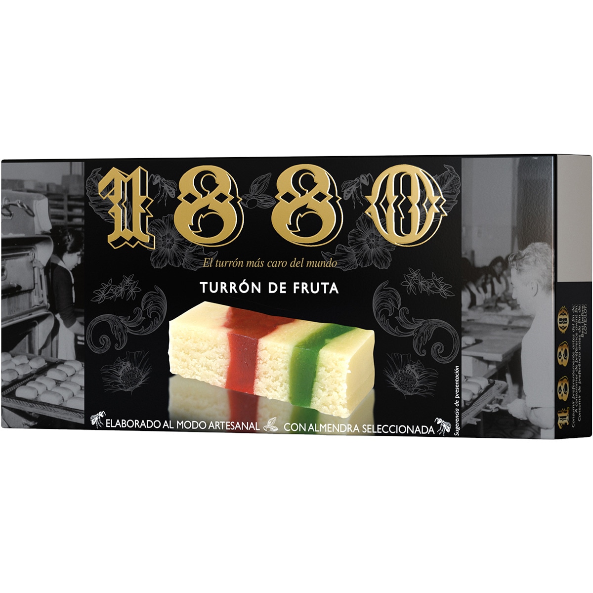 turrón de frutas sin gluten tableta 250 g