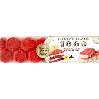 turrón de tarta Red Velvet Calidad Suprema estuche 200 g - 1880