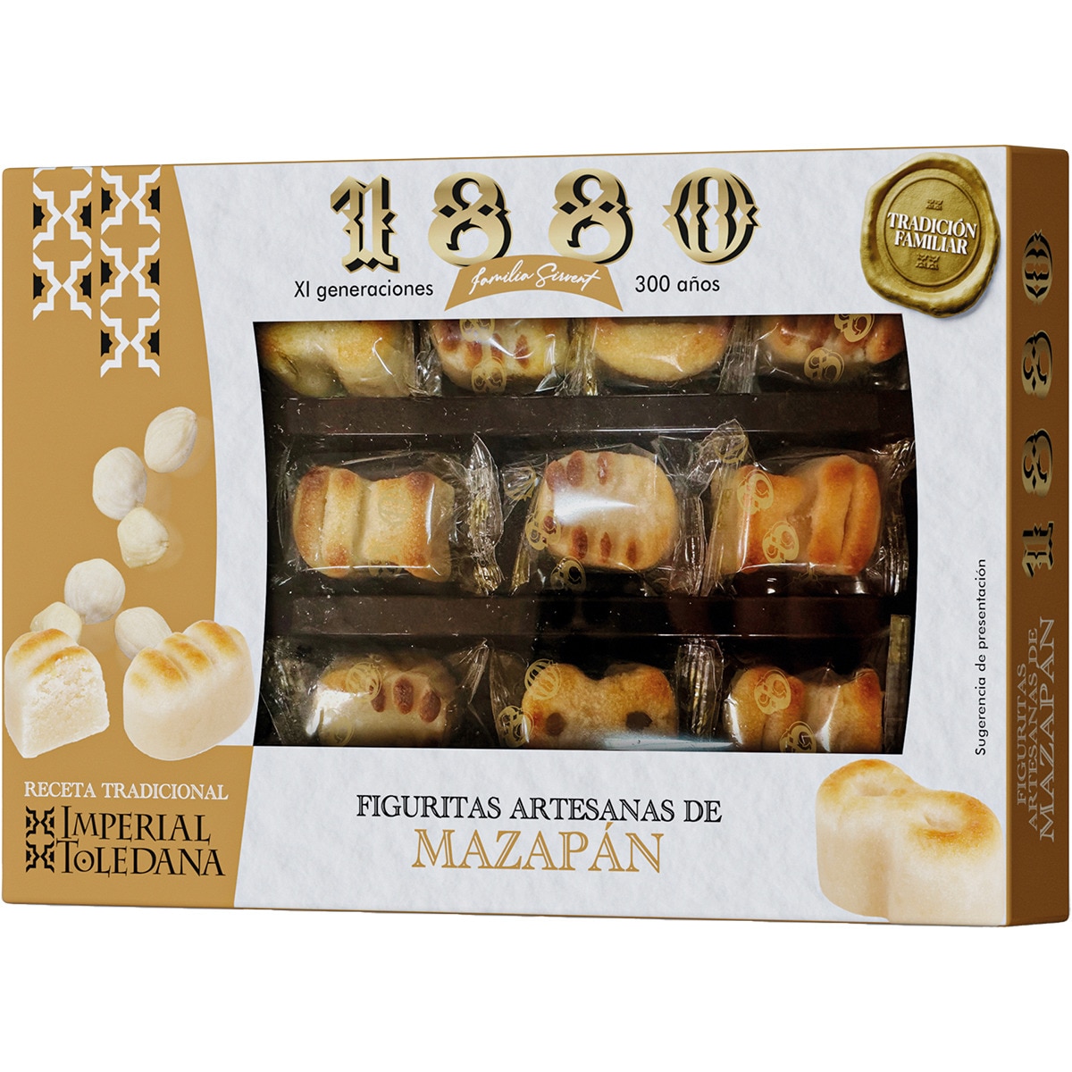 figuritas artesanas de mazapán receta Imperial Toledana estuche 205 g