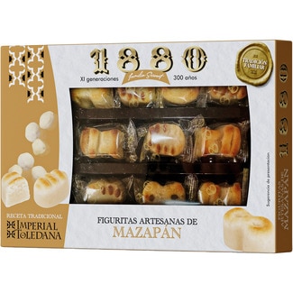 figuritas artesanas de mazapán receta Imperial Toledana estuche 205 g - 1880